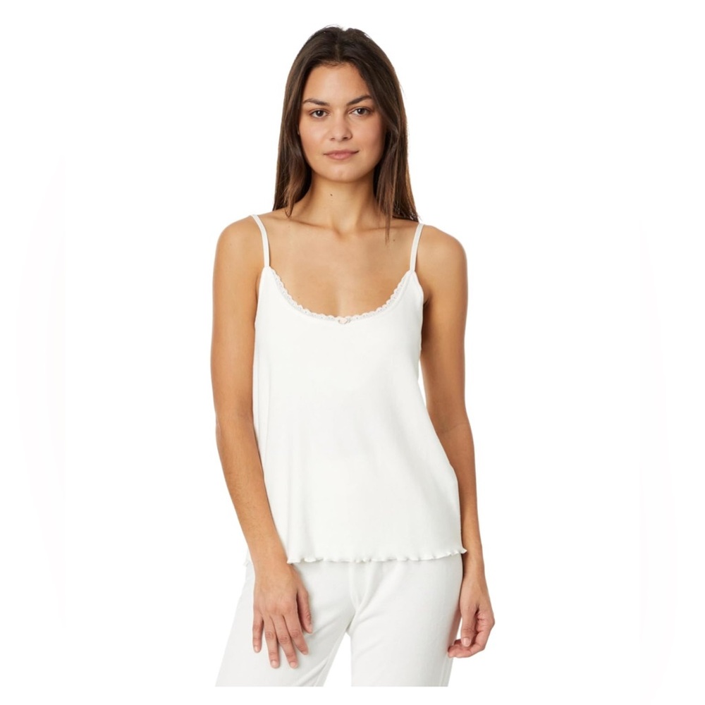 PJ salvage Pointelle hearts Jammie set top & bottom